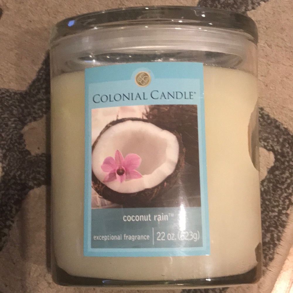 Coconut rain two wick candle